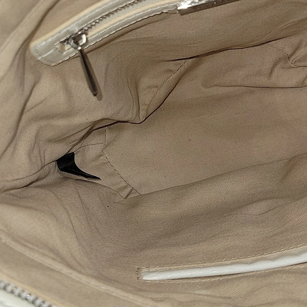 Sam Edelman Straw/Leather Bucket Tote Handbag